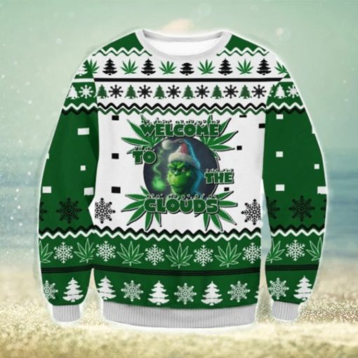 Grinch Weed Ugly Sweater Christmas Gift For Men And Women