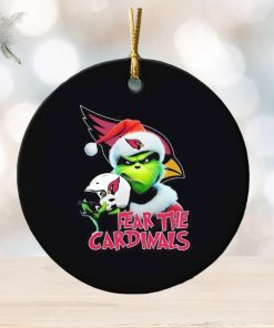 Grinch fear the Arizona Cardinals Christmas ornament