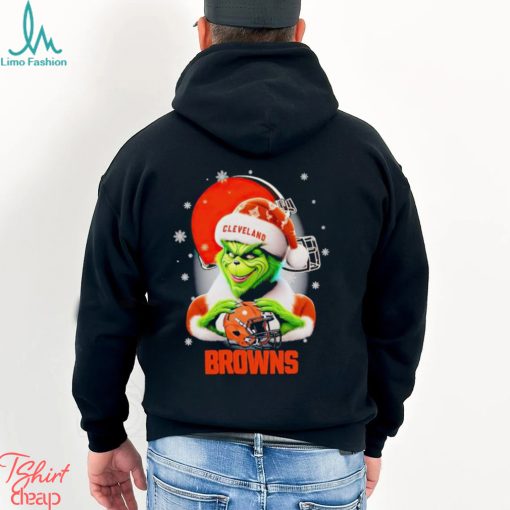 Grinch love Cleveland Browns Christmas Shirt