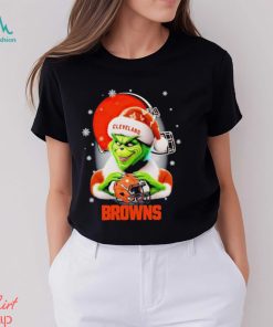 Grinch love Cleveland Browns Christmas Shirt