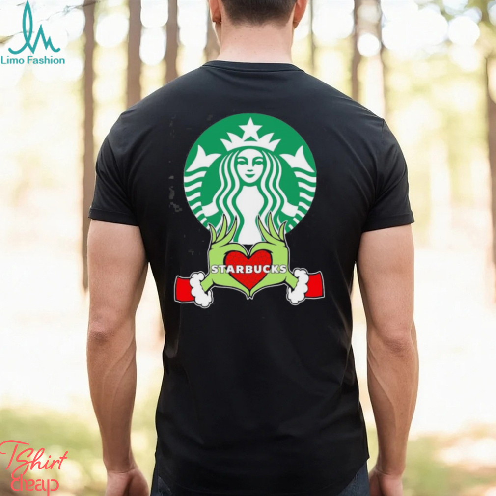 Grinch santa love Starbucks merry christmas shirt Grinch santa love Starbucks merry christmas shirt