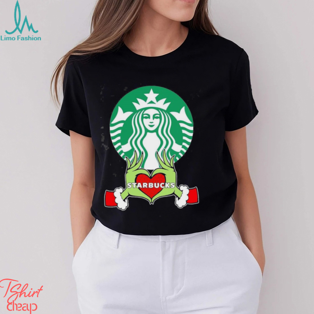 Grinch santa love Starbucks merry christmas shirt Grinch santa love Starbucks merry christmas shirt