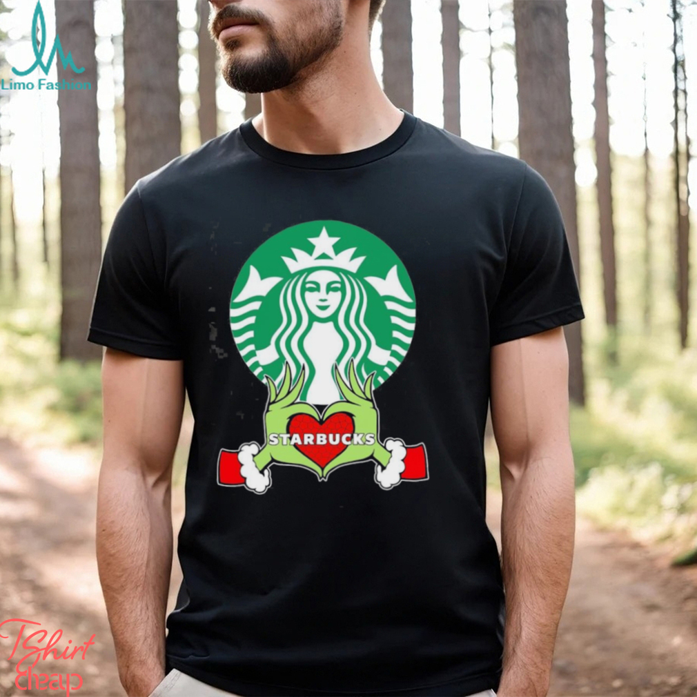 Grinch santa love Starbucks merry christmas shirt Grinch santa love Starbucks merry christmas shirt