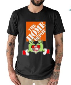 Grinch santa love The Home Depot logo christmas shirt