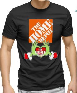 Grinch santa love The Home Depot logo christmas shirt
