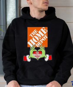 Grinch santa love The Home Depot logo christmas shirt