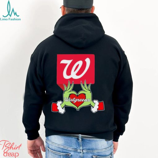 Grinch santa love Walgreens merry christmas shirt