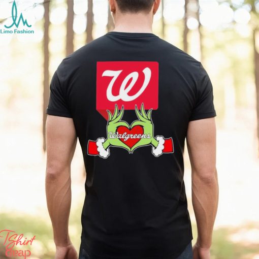 Grinch santa love Walgreens merry christmas shirt