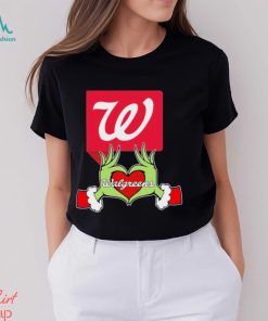 Grinch santa love Walgreens merry christmas shirt