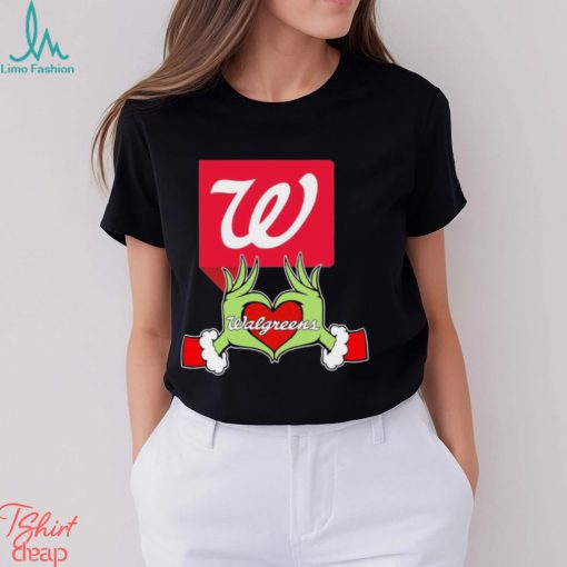Grinch santa love Walgreens merry christmas shirt