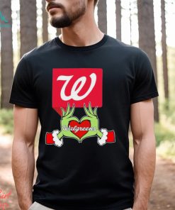 Grinch santa love Walgreens merry christmas shirt