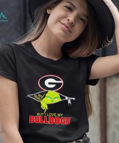 Grinch zipper I hate people but I love my Georgia Bulldogs shirt