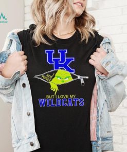 Grinch zipper I hate people but I love my Kentucky Wildcats shirt