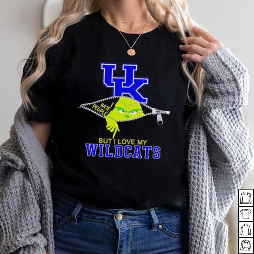 Grinch zipper I hate people but I love my Kentucky Wildcats shirt Grinch zipper I hate people but I love my Kentucky Wildcats shirt