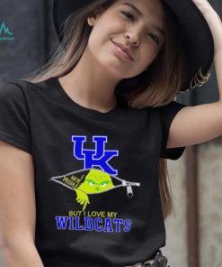 Grinch zipper I hate people but I love my Kentucky Wildcats shirt