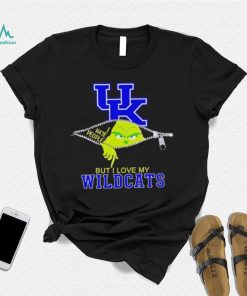 Grinch zipper I hate people but I love my Kentucky Wildcats shirt
