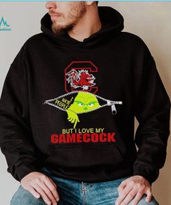 Grinch zipper I hate people but I love my South Carolina Gamecocks shirt