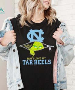 Grinch zipper I hate people but I love my Tar Heels shirt