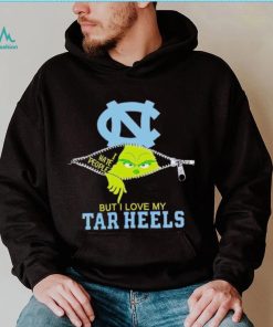 Grinch zipper I hate people but I love my Tar Heels shirt