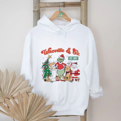 Grinchmas whoville and co est 1957 retro shirt