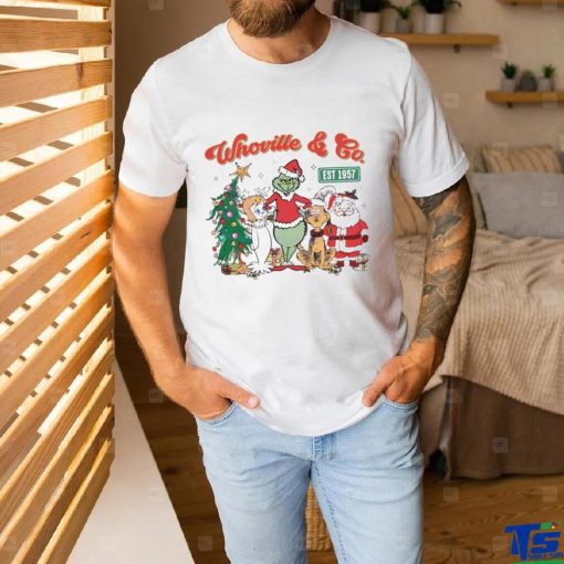 Grinchmas whoville and co est 1957 retro shirt