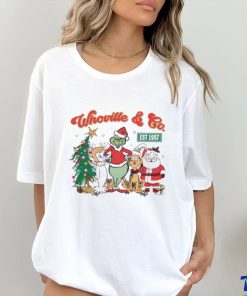 Grinchmas whoville and co est 1957 retro shirt
