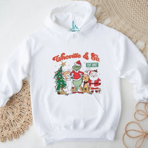 Grinchmas whoville and co est 1957 retro shirt