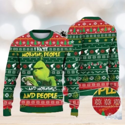 Grinch’s Morning Humbug Ugly Christmas Sweater, The Perfect Funny Xmas Gift