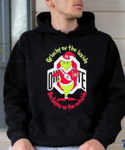 Grinchy On The Inside Ohio State Buckeyes On The Outside Christmas shirt