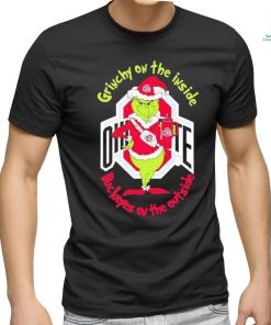 Grinchy On The Inside Ohio State Buckeyes On The Outside Christmas shirt