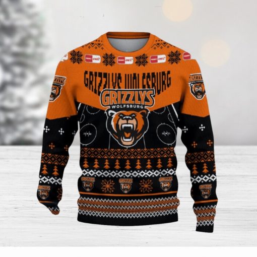 Grizzlys Wolfsburg Custom Name 3D Sweater Funny Gift For Men And Women Fans Christmas