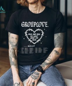 Grouplove And Bully Rock And Roll You Won't Save Me Tour 2024 Shirt