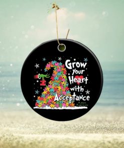 Grow your heart with acceptance Ornament