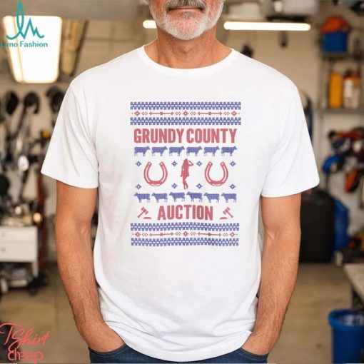 Grundy County Auction Ugly Christmas Shirt