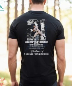 Guillermo Willie Hernandez 1954 – 2023 Detroit Tigers 1984 – 1989 Thank You For The Memories T Shirt