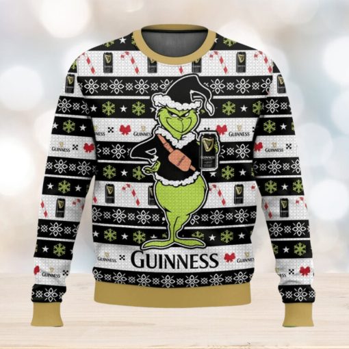 Guinness Grinch Christmas Ugly Sweater Special Gift For Xmas