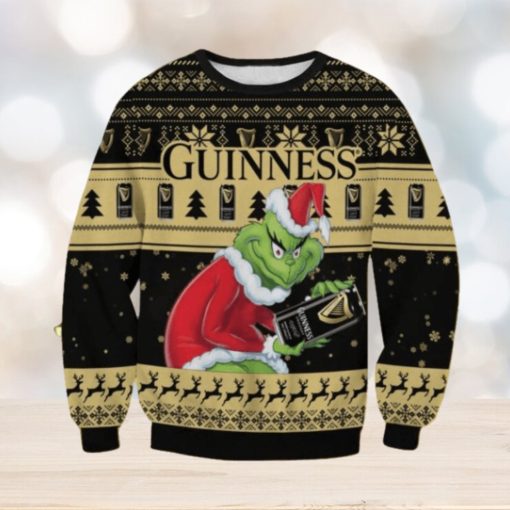 Guinness Grinch Christmas Ugly Sweater V4 Gift For Men And Women