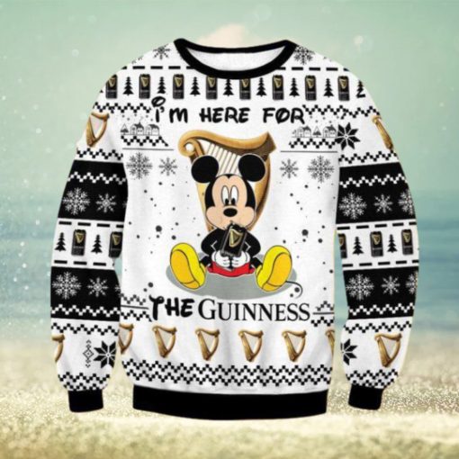 Guinness Mk Here Christmas Ugly Sweater Gift For Men And Women