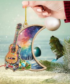 Guitar Personalized Suncatcher Ornament