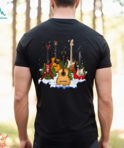 Guitar Santa Hat Christmas Tree Funny Music Loves Xmas shirt, hoodie, sweater, long sleeve and tank top Guitar Santa Hat Christmas Tree Funny Music Loves Xmas shirt
