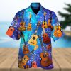 Hippie Santa July Christmas Santa Hawaiian Shirt