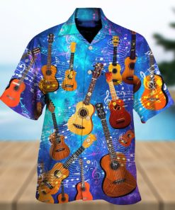 Guitar Ukulele Love Forever Hawaiian Shirt