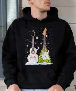 Guitar pine tree merry christmas shirt, hoodie, sweater, long sleeve and tank top Guitar pine tree merry christmas shirt
