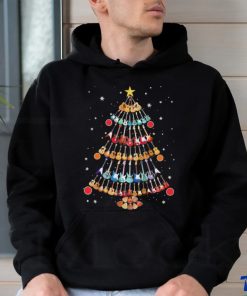 Guitars pine tree merry christmas shirt