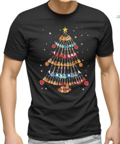 Guitars pine tree merry christmas shirt