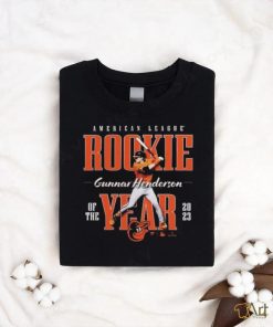 Gunnar Henderson Baltimore Orioles 2023 American League Rookie Of The years Shirt