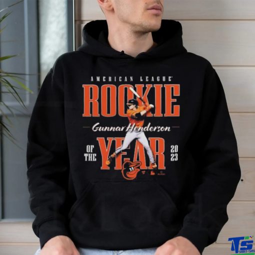 Gunnar Henderson Baltimore Orioles 2023 American League Rookie Of The years Shirt