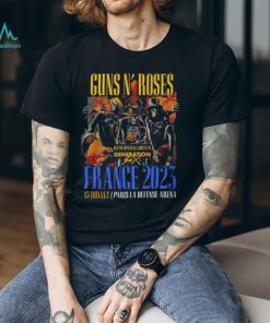 Guns N’ Roses With Special Guests Generation France 2023 13 Juillet Paris La Defense Arena T Shirt – Limited Edition