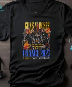 Guns N’ Roses With Special Guests Generation France 2023 13 Juillet Paris La Defense Arena T Shirt – Limited Edition