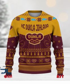 HC Dukla Jihlava Tipsport extraliga a Chance Liga Ugly Christmas Sweater